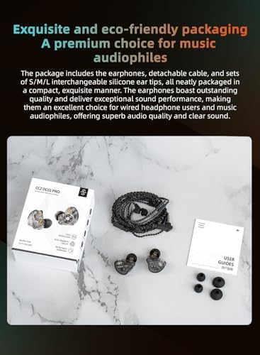 Unleash Your Sound Potential with CCZ Coffee Bean Wired Earbuds – Premium In-Ear Monitors for Musicians and Fitness Enthusiasts, Featuring Hi-Fi Bass and Patented Comfort Eartips – Perfect for Stage Performances, Workouts, and Everyday Listening – Lightweight, Durable Design for Unmatched Audio Quality in Any Setting