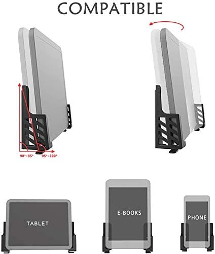 Versatile Wall-Mount Dock for Tablets, Smartphones & E-Readers – Innovative Adhesive or Screw Installation – Sleek White Finish for Effortless Home or Office Integration – Compatible with i Pad, Samsung, Google, and Surface Models – Optimize Space and Improve Accessibility – Ideal for Kitchen, Living Room, or Workspace Organization – Robust Design for Daily Use with Hassle-Free Maintenance