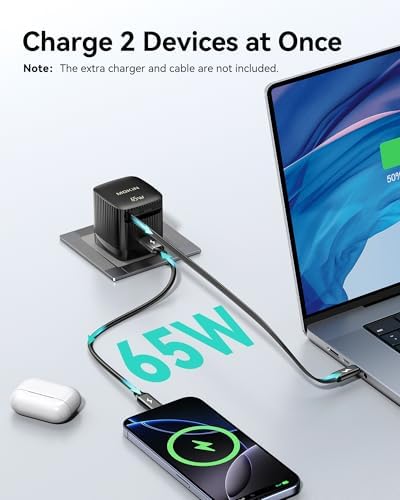 Revolutionize Your Charging Experience with the 65 W Retractable Wall Charger – PD Fast USB-C Adapter with Built-In Retractable Cable, Travel-Friendly Foldable Plug, Ideal for i Phone 16/15, Mac Book Pro, i Pad, Galaxy & More – Unmatched Speed and Versatility for All Devices