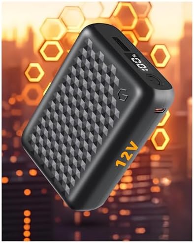 Wulcea 18400 m Ah High-Capacity Power Bank for Heated Jackets – Compact Portable Charger with Type-C Input/Output, Fast Charging & Digital Display – Reliable Power Solution for Genovega VERGOO Heated Vests and More