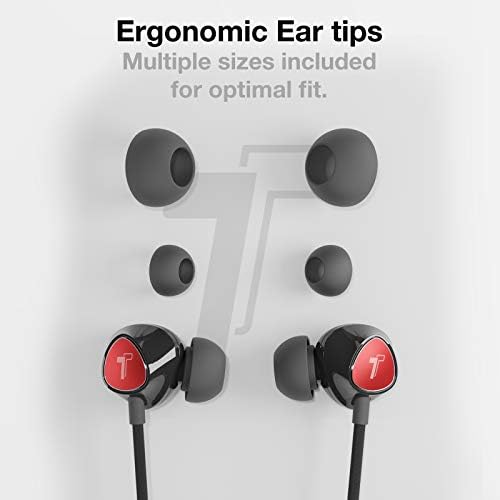 Thore V110 MFi Certified Braided Lightning Earbuds for i Phone – Sweat & Water-Resistant In-Ear Headphones with Built-in Mic and Volume Control – Perfect for Active Lifestyles and Seamless Connectivity with i Phone 12/13/14 Pro Max – Stylish Red Design for Enhanced Durability and Comfort