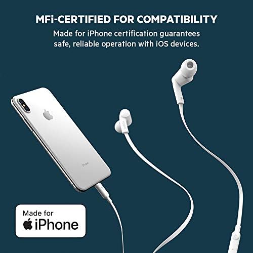 Belkin Sound Form USB-C Wired Earbuds – Premium In-Ear Earphones with Microphone for i Phone 15, i Pad Mini, Galaxy S24, Google Pixel & Android – Noise-Isolating, Sweat-Resistant Design for Ultimate Audio Performance – Black – Seamless Connectivity & Comfort
