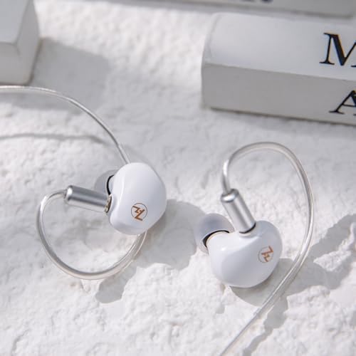 Linsoul 7 HZ G1 Premium Wired In-Ear Monitors – Cutting-Edge 10 mm DLC Dynamic Drivers for Unmatched Sound Precision, Removable OFC Silver-Plated Cable for Longevity, Comfortable Ergonomic Design for Extended Use, Versatile 3.5 mm Jack Compatibility, Elegant Black Finish Perfect for Audiophiles and Gamers Seeking Exceptional Audio Performance