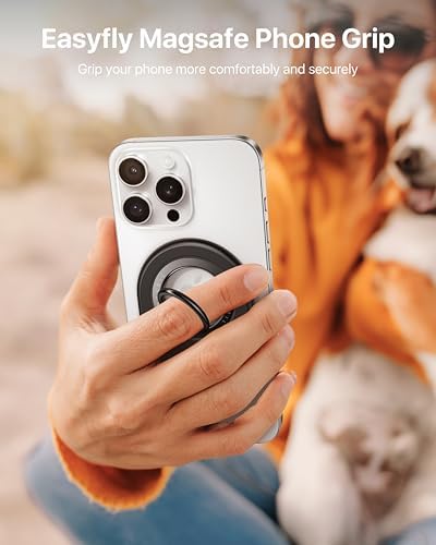 Transform Your Mobile Experience with the andobil 2025 Magnetic Phone Grip – Ultimate Mag Safe Compatibility for i Phone 16 Plus, 15, 14, 13 Pro Max, and Mini – Elegant Oval Design in Timeless White – Ultra-Lightweight, Ergonomically Designed for Comfort – Snap-On Installation for Secure and Effortless Use – Ideal for Photography, Streaming, and Texting – Revolutionize Your Smartphone Setup Today!