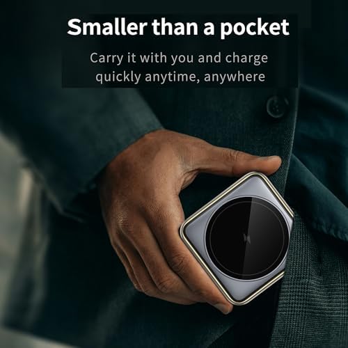 Ultimate 3-in-1 Magnetic Wireless Charging Hub for i Phone 16/15/14/13/12, Apple Watch & Air Pods Pro/3/2 – Space-Saving Foldable Design with Fast Charging Technology, Enhanced Safety Features, and Universal Compatibility for On-the-Go Convenience