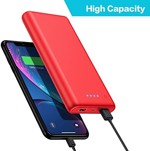 Maximize Your Power On-the-Go: 26800 m Ah Ultra-High Capacity Portable Charger with Dual USB Outputs for High-Speed Charging – Universal Compatibility with i Phone 16/15/14/13/12, Galaxy, Android & More – Lightweight & Safe External Battery Pack for Travel & Daily Use
