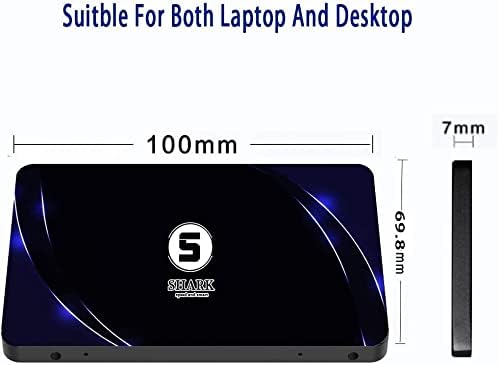 Transform Your System with the Shark Speed 64 GB MSATA SSD – High-Performance Internal Solid State Drive for Enhanced Speed and Storage in Desktops & Laptops – Lightning-Fast SATA III 6 Gb/s for Gamers and Professionals Seeking Unmatched Efficiency and Reliability