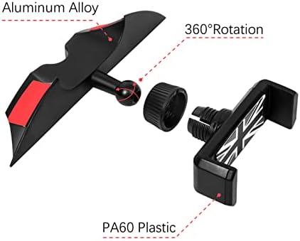 Hesanzol Premium Cell Phone Holder for Mini Cooper S, JCW, One, F54-F60 – Sleek Navigation Mount for Central Control Screen with Enhanced Compatibility and Safety Features