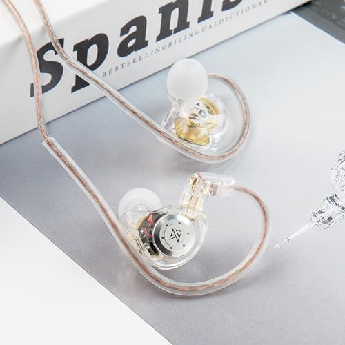 KZ EDX Pro Wired Earphones – Cutting-Edge In-Ear Monitors with Dual Dynamic Drivers for Exceptional Hi-Fi Sound, Advanced Noise Cancellation, and Integrated Microphone – Stylish Cyan Finish for Ultimate Comfort and Device Versatility