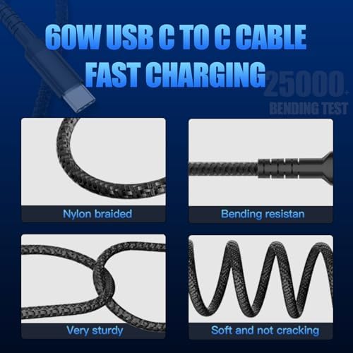 High-Power 78 W Dual USB-C Car Charger Adapter – 4-Port Fast Charging Hub for i Phone 16/15/14/13/12, i Pad, Samsung Galaxy & Android Devices (Black, 2-Pack) – Ultimate On-the-Go Charging Solution for Families and Road Trips