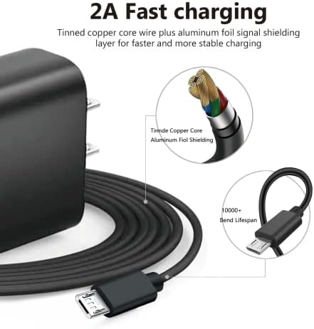 High-Speed 5 V USB Charger for Roku Voice Remote Pro – Reliable Replacement Power Cord for Uninterrupted Streaming Experience, Compatible with Rechargeable Roku Remotes, Lightweight & Durable Accessory for Home and Travel Use