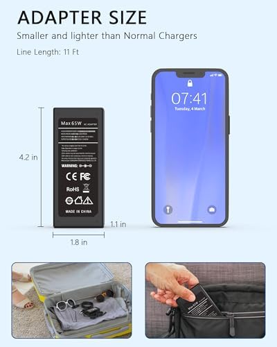 Premium 65 W Dell Laptop Charger with 4.5 mm Tip – Fast and Safe Power Supply for Inspiron 15 Series 3000, 5000, and 7000 Models – Intelligent Protection Features for Overcharge, Overvoltage, and Short-Circuit Safety – Universal Compatibility for Models 3501, 3511, 5510, 5555, and More – Reliable AC Adapter for Your Everyday Needs – Lightweight and Durable Design for Portable Use – Enhance Your Laptop Experience with Efficient Charging – Includes Power Cord and User Manual for Easy Setup – 100% Manufacturer Guaranteed Quality with 24/7 Customer Support