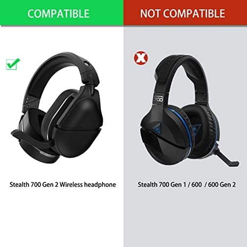 Enhance Your Gaming Comfort with Cooling Gel Earpads for Turtle Beach Stealth 700 Gen 2 & MAX – Premium Replacement Ear Cushion Covers for Optimal Performance and Sound Isolation – Easy Installation, Durable Design, Perfect Fit