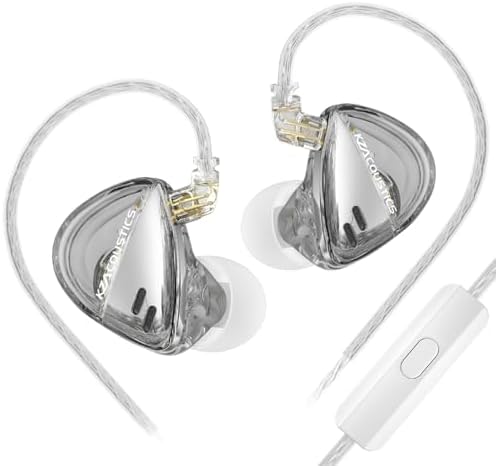 KZ Libra Hi-Fi In-Ear Headphones – Customizable Detachable Cable for Audiophiles Seeking Superior Sound – Enhanced Heavy Bass Earbuds with Ultra-Wide Frequency Response – Ergonomic Comfort Design for All-Day Listening – Multi-Device Compatible for Optimal Audio Flexibility – Transform Your Music Journey with Exceptional Clarity and Dynamic Range