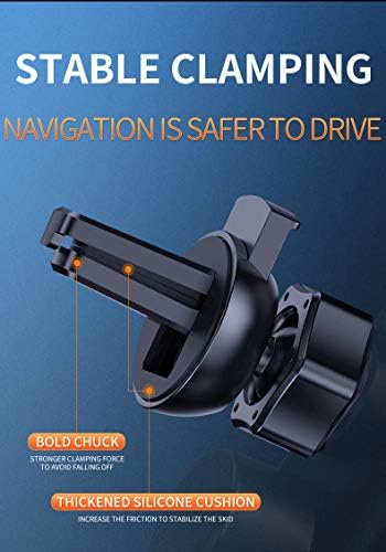 Revolutionary 15 W Wireless Car Charger and Phone Holder – Effortless Automatic Clamping for i OS & Android Devices – 360-Degree Rotatable Air Vent Mount – Stylish Black Finish for Enhanced Vehicle Aesthetics and Convenience