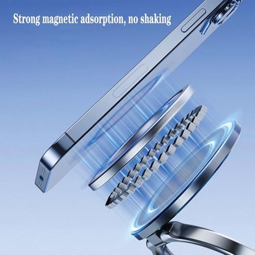 Vacuum Magnetic Phone Holder Stand,car phone holder,Foldable and Retractable Double-Sided Magnetic Phone Holder, Folding Swivel Stand, for Car/Mirror/Gym,Compatible with All Smartphones. – Enhanced Compatibility and Speed