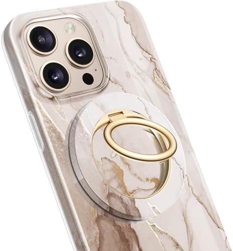 Discover the GVIEWIN Magnetic Phone Ring Holder: A Cutting-Edge 360° Rotatable Kickstand for Mag Safe Devices – Perfectly Tailored for i Phone 16 Pro Max/Plus, 15, 14, and 13 (Elegant White Finish) – Unmatched Stability and Hands-Free Viewing Experience Upgrade your smartphone usage with this premium accessory that not only enhances grip but also transforms your device into a versatile stand for effortless video calls and streaming. Featuring a robust magnetic attachment for secure hold, this stylish phone ring holder is engineered for seamless integration with Mag Safe technology. Experience the freedom of adjustable angles, allowing for convenient portrait or landscape modes, perfect for navigation or entertainment on-the-go. Its sleek white design not only ensures durability but adds a sophisticated touch to your device. Elevate your everyday smartphone experience with the GVIEWIN Magnetic Phone Ring Holder – where functionality meets elegance.