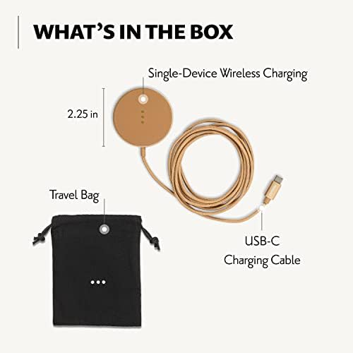 COURANT MAG: 1 Classics Italian Leather Magnetic Charger for Mag Safe i Phones – Luxurious Fast Charging up to 15 W for Models 16, 15, 14, 13, and 12 – Effortless Style Meets Cutting-Edge Technology