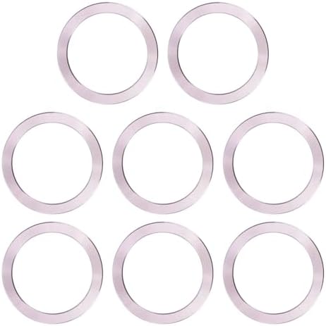 Enhance Your Wireless Charging Experience with PATIKIL 8-Piece Universal Magnetic Adapter Ring Set – Ultra-Thin Nickel-Iron Alloy Stickers for Optimal Phone Case Magnetization – Secure Your Device with Green Adhesive Rings for Car Mounts, Phone Grips, and Stands – Compatible with TPU/PC Cases, Easy Installation, Perfect for Tech-Savvy Users.