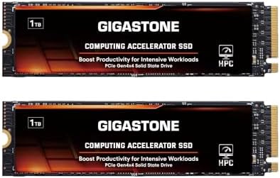 Elevate Your Gaming and Creative Potential with the Gigastone 500 GB M.2 NVMe SSD – Lightning-Fast PCIe Gen 4 Internal Solid State Drive for Seamless 3 D Rendering and 4 K/8 K Video Editing – Unmatched 5,000 MB/s Read Speeds for Gamers and Content Creators – Perfect Upgrade for PCs, Laptops, and PS5 with Enhanced Compatibility and Reliability