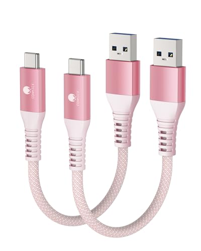 Experience Unmatched Connectivity with CONMDEX 10 Gbps USB C Cable [6 ft, 2-Pack] – Fast Charging & High-Speed Data Transfer for i Phone 16 Plus, 16 Pro Max, Samsung Galaxy S25 – Ultimate Android Auto & Device Compatibility in Sleek Black Design for Seamless Performance and Durability