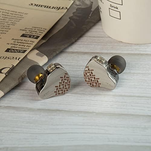 Elevate Your Audio Experience with KZ ZSN Pro X Wired Earbuds – Premium Hybrid IEMs Featuring 1 BA & 1 DD for Rich Bass and Crystal Clear Sound, Ergonomic Comfort for All-Day Wear, Detachable Cable for Personalization, Perfect for Musicians and Audiophiles, Stylish Gold Finish Enhancing Device Compatibility