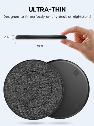 Enhanced Dual Pack Q Wireless Charger: 15 W Fast Charging Pad for i Phone & Samsung Galaxy – Qi-Certified Convenience for Home & Office, Compatible with Air Pods & Galaxy Buds, Sleek Design for Effortless Charging Solutions
