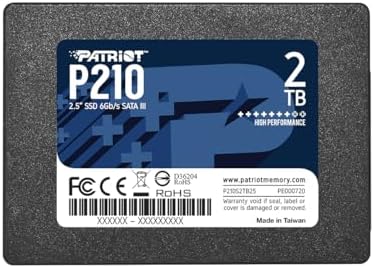 Transform Your Computing with Patriot Memory P210 128 GB SATA III SSD – Ultra-Fast 2.5 Inch Internal Drive for Gamers and Creative Professionals Seeking Unmatched Performance and Reliability