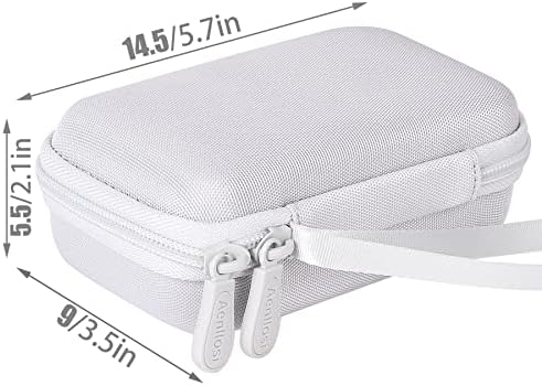 Aenllosi Premium Hard Shell Case for UCOMX Nano 3-in-1 Wireless Charger – Ultimate Protection & Portability for Travel Enthusiasts – Shockproof Design with Soft Lining for Scratch Resistance – Secure Zipper Closure for Everyday Use