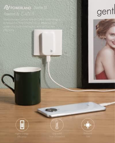33 W Ultra-Thin USB C Charger – Foldable PD PPS Fast Charging Adapter for i Phone 15/14/13/12, Galaxy, Pixel, i Pad & Mac Book – Enhanced Portability, Safety Features, and Versatile Compatibility for On-the-Go Power Solutions