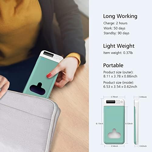 Cell Phone Lock Box with Timer,Portable Timed Phone Lock Box for iPhone and Android Phones, Self-Control Timer Phone Locker to Help Kids,Students Focus Back – Enhanced Compatibility and Speed
