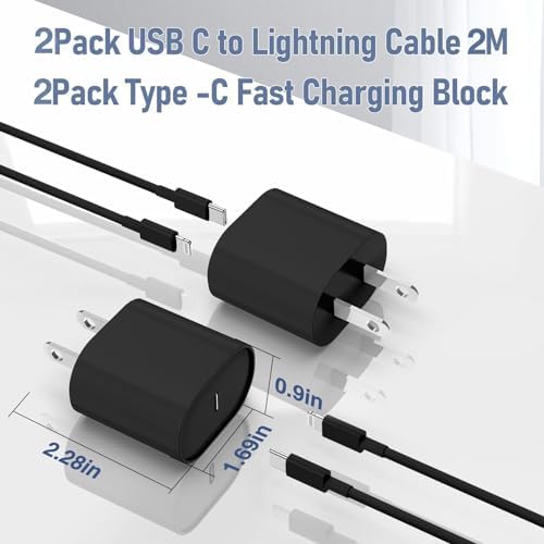 Ultra-Fast Charging Kit for i Phone 14/13/12 – 20 W USB-C Power Block & Dual 6 FT Lightning Cables in Vibrant Green – Superior Compatibility for Pro/Plus Models – Recharge Up to 50% in Just 30 Minutes – Stylish, Durable Design for Daily Use – Maximum Efficiency Meets Trendy Aesthetics