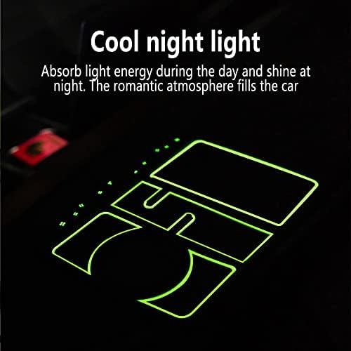 Revolutionary 4-in-1 Non-Slip Phone Pad for Cars: Glow-in-the-Dark Dashboard Mat with Integrated Parking Card Holder & Aromatherapy Enhancer – Universal Smartphone Compatibility (Red) for Enhanced Safety and Convenience