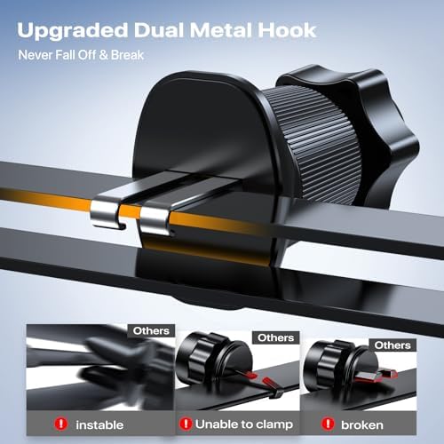 Miracase Universal Car Vent Phone Holder – Enhanced Non-Slip Clip for Safe Smartphone Mounting, Hands-Free Navigation & Communication, Compatible with All Models Including Latest i Phones – Sleek Grey Design for Ultimate Driving Safety and Ease