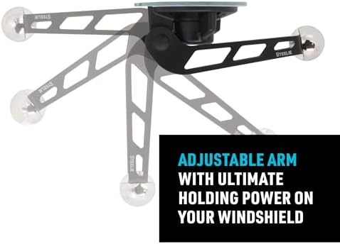 Transform Your Driving Experience with the Nite Ize Steelie Windshield Mount – Superior Magnetic Phone Holder for Effortless Access to GPS and Calls – Premium Compatibility with Mag Safe and Most Smartphones – Quick Squeeze Design for Instant Attachment – 360-Degree Rotation for Optimal Viewing – Durable and Easy to Install Car Accessory for Enhanced Safety and Convenience