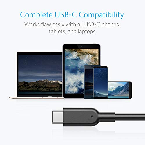 Anker Powerline II USB A to USB C Cable – 3 Feet (3.1 Gen 2, 10,000 Mbps) for Ultra-Fast Data Transfer and Quick Charging – Durable, Versatile, and Compatible with All Major Devices