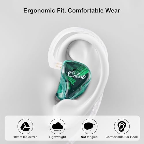 Discover the QOA Celest Wyvern Black Hi-Fi Wired In-Ear Monitors – Engineered with a Cutting-Edge Dynamic Driver for Deep Bass and Crystal Clear High Frequencies | Unique Artisan Hand-Painted Faceplate for Distinctive Personal Style | Durable Detachable 0.78 2-Pin Cable for Enhanced Longevity and Customization | Ergonomically Designed for Ultimate Comfort, Ideal for Gamers, Musicians, and Audiophiles | Versatile 3.5 mm Connector Ensures Compatibility Across All Devices. Experience Exceptional Sound Quality and Unique Aesthetic Appeal in One Premium Package.
