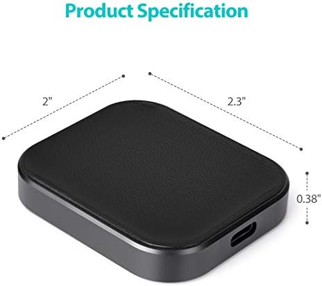 Premium Wireless Charging Station for Air Pods Pro & Compatible Models – Fast, Compact Power Hub with Overheat Protection – Sleek White Design for On-the-Go Convenience – Ideal for Travelers and Home Use – No Air Pods Included