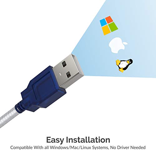 SABRENT USB-C to DB9 Serial RS-232 Adapter Cable (3 FT) – High-Speed Prolific PL2303 Chipset for Seamless POS, Modem, GPS, and Industrial Device Connectivity – Versatile USB 2.0 Solution for Legacy Device Integration with 1 bps to 12 Mbps Baud Rate – Durable, Portable, and Easy to Use