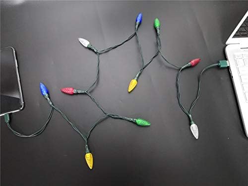 Illuminate Your Charging Experience with the WIND Set of 2 Christmas Light Phone Charger Cords – 50-Inch USB Multicolor Lightning Cables for i Phone 6, 7, 8, X, XR, XS, 11 Pro Max & i Pad – Festive LED Ambiance Meets Enhanced Charging Speed and Compatibility