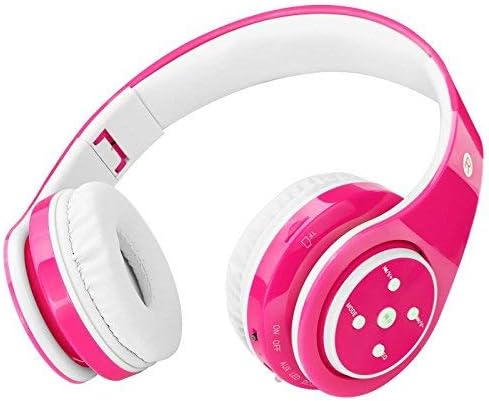 Safe & Stylish Kids Bluetooth Headphones – Foldable Over-Ear Design with Volume Limiting for Optimal Hearing Protection (85/110 d B), Wireless & Wired AUX Compatibility, Built-in Microphone for Hands-Free Calls, Perfect for School, Travel & Everyday Use, Durable Noise Isolation for All Devices