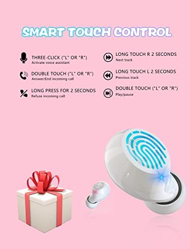 Charming Bluetooth Earbuds for Kids – Waterproof Noise-Cancelling In-Ear Headphones with Adorable Pig and Cat Designs – Comfortable Stereo Sound Perfect for Young Music Lovers and Learning – Durable, Easy-to-Clean Wireless Headset with Broad Device Compatibility – Engage Your Child’s Audio Experience with Fun and Functionality