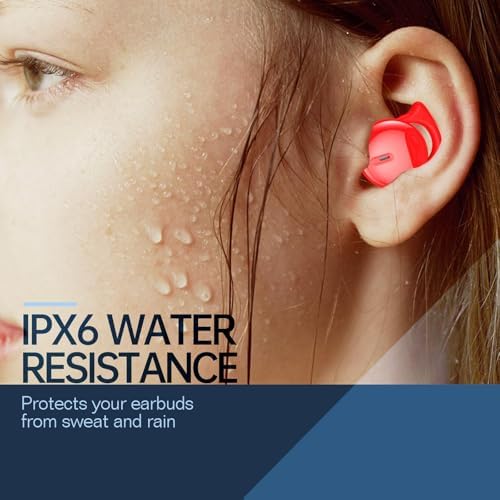 Elevate Your Rest with Hulaed’s Invisible Sleep Earbuds – Cutting-Edge Bluetooth 5.3 Wireless Technology for Side Sleepers, Engineered for Maximum Noise Isolation and Ultimate Comfort – Lightweight, Durable Design Perfect for Sleep, Travel, and Active Lifestyles – Experience Serenity Anywhere