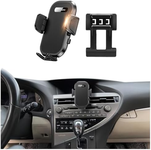 Lexus RX Vehicle-Specific Phone Holder for 8-Inch Screens | Adjustable Cradle for 4-7 Inch Smartphones | Perfect Fit for 2016-2019 RX350, RX350 L, RX450 h, RX450 h L | Quick Tool-Free Installation & Robust Stability for a Safer Driving Experience