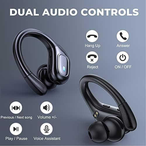 Revolutionary Wireless Earbuds with Bluetooth 5.3 Technology – 75-Hour Playtime, IPX7 Waterproof, and CVC 8.0 Noise Cancellation for Superior Sound Quality and Comfort – Ideal for i Phone & Android Users Seeking Music Freedom and Call Clarity