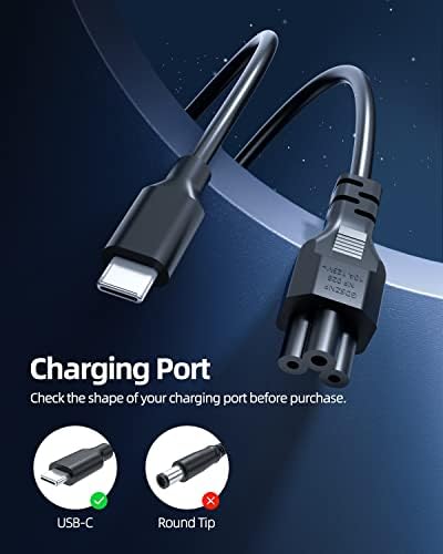 High-Speed 65 W USB-C Laptop Charger for HP Envy Series – Enhanced Power Delivery & Compatibility with Elite Book Models – UL Listed for Safety & Performance – Smart Current Management for Optimal Battery Efficiency – 30-Day Return & 12-Month Guarantee