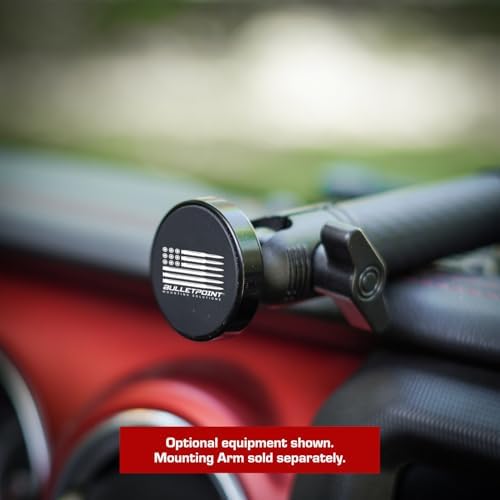 Diablo M6 Magnetic Phone Mount for i Phone & Android – Ultra-Stable 20 mm Ball Holder with Strong Metal Plate for Effortless One-Handed Use – Optimal Compatibility & Quick Installation for All Vehicles