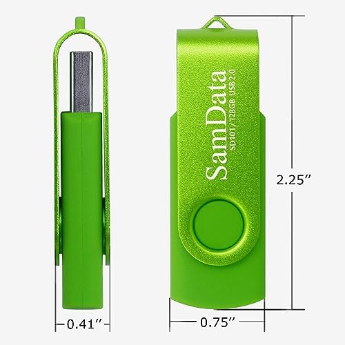 Maximize Your Storage with 128 GB USB Flash Drives 2 Pack – High-Speed Thumb Drives with LED Indicator for Effortless Data Backup and Transfer (Black) Ideal for Windows and Mac Compatibility