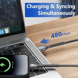 10 FT USB C Charging Cable – 2 Pack Durable Braided Fast Charger for i Phone 16, 15 Pro Max & Samsung Galaxy S23 – High-Speed 3 A Power Delivery, Tangle-Free Design for Enhanced Convenience and Compatibility