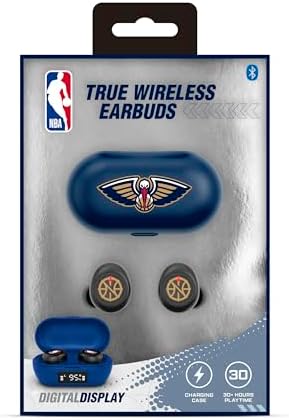 SOAR NBA True Wireless Earbuds v.7: Premium Bluetooth 5.0 Earbuds for New Orleans Pelicans Supporters – Exceptional Sound Performance and All-Day Comfort for Dedicated Sports Fans